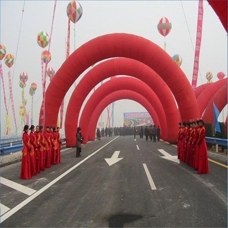 增城开业纯红拱门